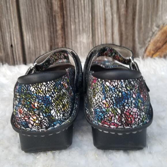 Rainbow Mosaic Mary Janes Alegria Size EU 37 US 7-7.5 Belle Cathedral Bel 391 - Picture 5 of 13